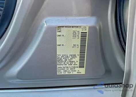 2017 Nissan Altima 2.5 from USA, damaged, VIN 1N4AL3AP3HN329806